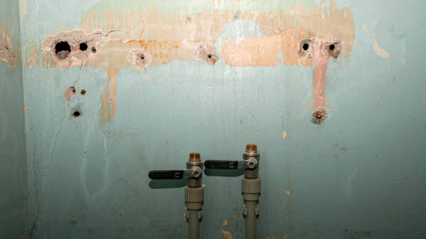 Water damage restoration process in MI